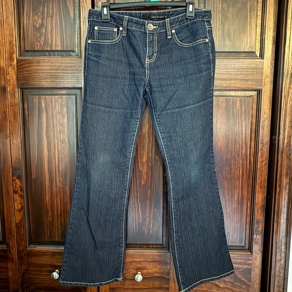 Calvin Klein Dark Wash Flare Jeans
